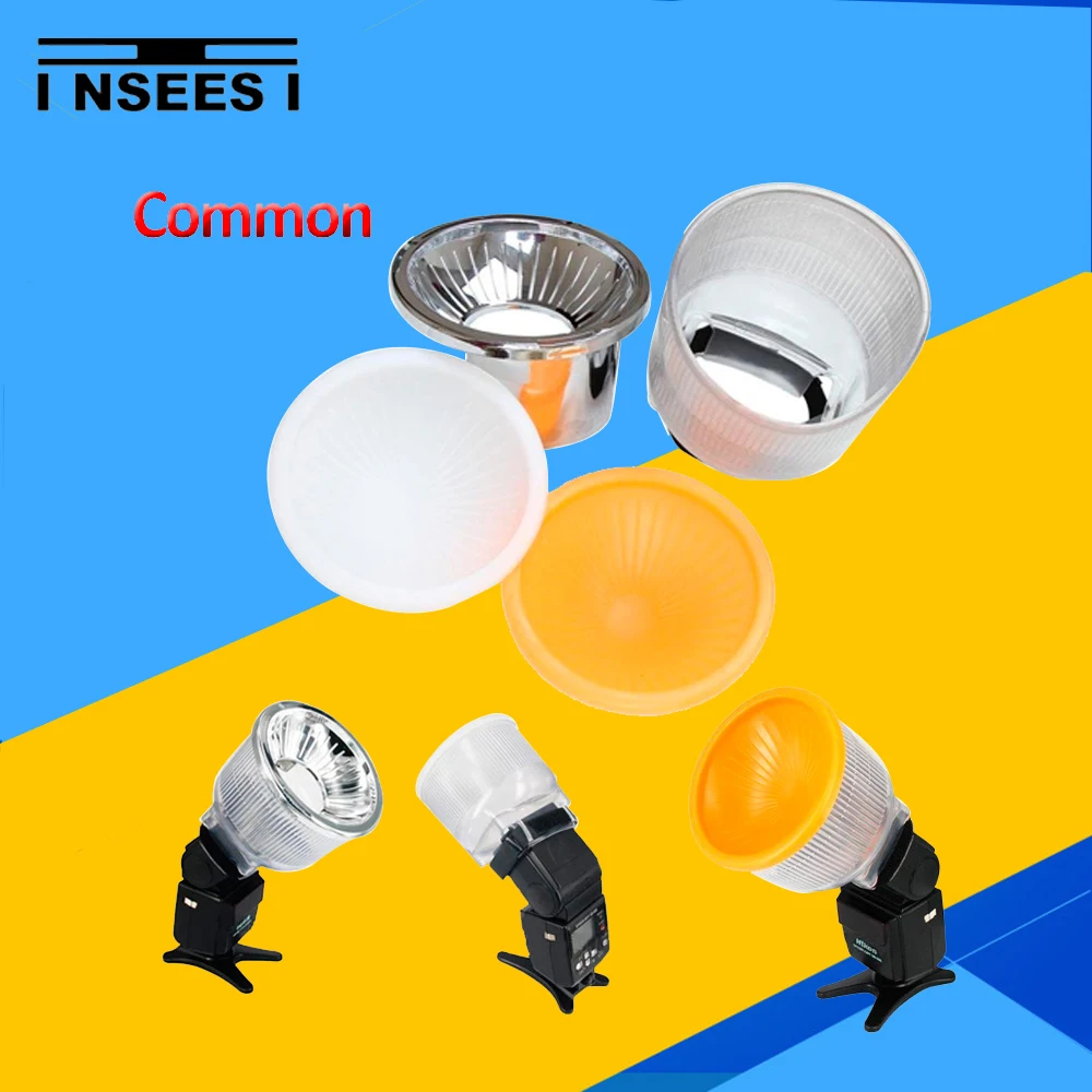 Lambency Flash Diffuser Light + White & Orange cap for 580EX 550EX