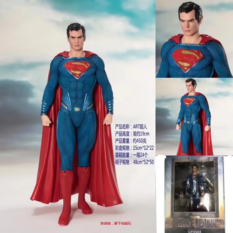 Hot Sale DC Comic Film Justice League Superman Clark Kent Statue Super Heroes Figure Figurine Toys