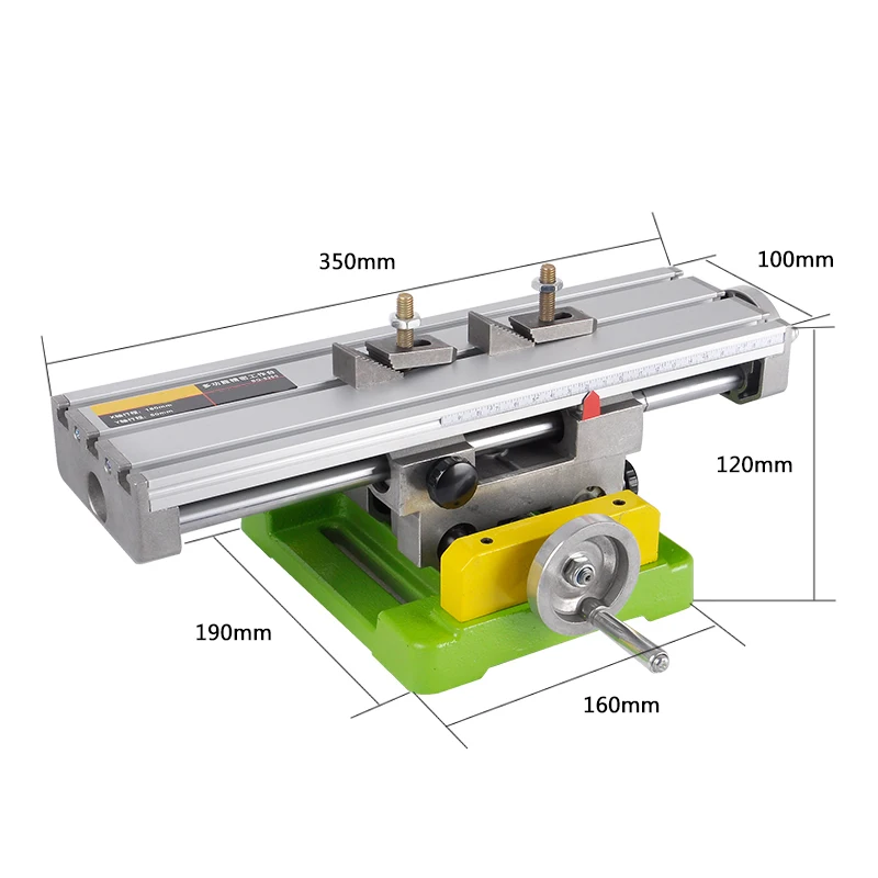 Прецизионный X Y комбинированный скользящий сверлильный стол фрезерный крест скамейка тиски BG-6350 Рабочий стол приспособление сверлильные инструменты для мощного дерева