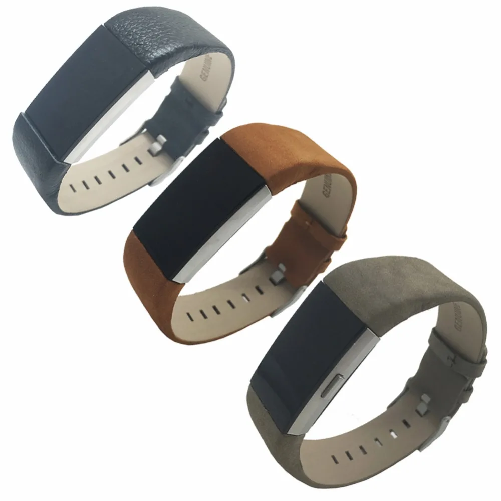 imágenes para Reemplazo Genuino Banda de Cuero Para fitbit cargo 2 Pulsera correa de reloj de Correa imágenes para Reemplazo Genuino Banda de Cuero Para fitbit cargo 2 Pulsera correa de reloj de Correa