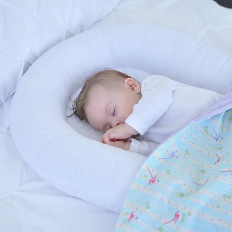 Baby Sleep Nest Bed Removable Newborn Protector Cushion Cotton Infant Bebe Crib Cradle Babies Cot Bassinet