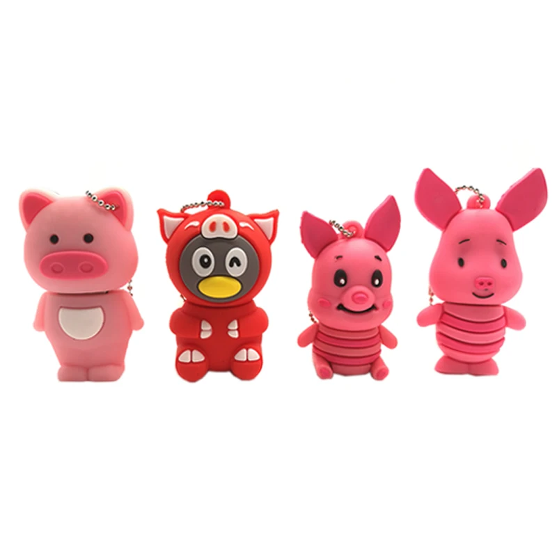 Usb флеш накопитель в виде свиньи 4 ГБ 8 16 32 64 ГБ|USB флэш-накопители| |