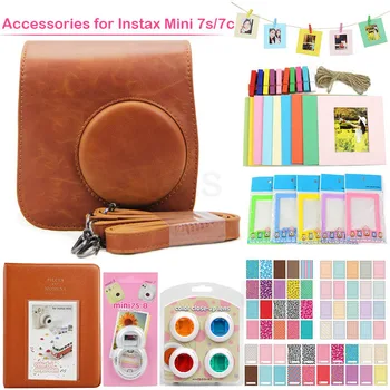 

Quality Fujifilm Instax Mini 7s/7c Accssories Bundle, Including Camera Case/Photo Album/Frames/Stickers/Lens/Filters etc.