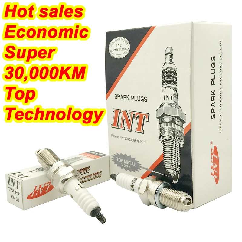 

2PCS Super EA-D8 Motorcycle Spark Plug 125cc for DR8EA D8EA DR8EIX DPR8EA-9 DPR8EIX-9 IX24 X24ESR-U HG22 D8TC X4CC 12G3 X24ES-U