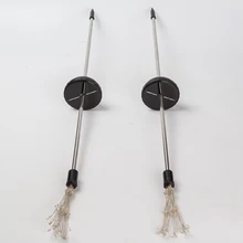 Высокое 2 шт. светодиодный светильник на солнечной энергии, прочный для наружного газона, свадьбы, сада, LG66