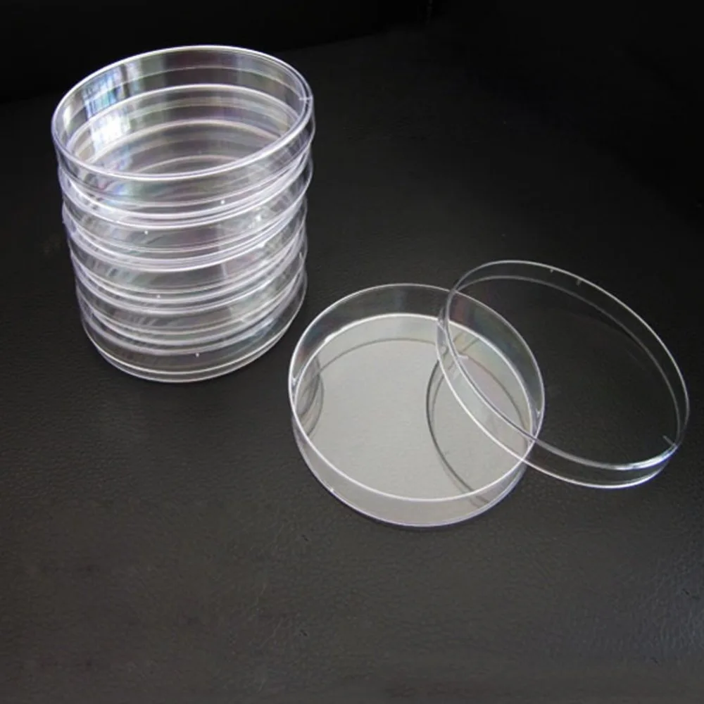 Лабораторный анализ одноразовые Пластик полистирол Петри Dishs 1-100 мм, стерильные, 10 шт./упак