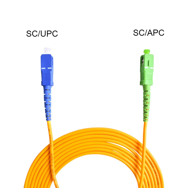 10 шт./лот SC/UPC в SC/APC 3 м Одномодовый FTTH волоконно-оптический патч-корд 3,0 мм симплексный контакт для 5 до 20 метров SC в SC