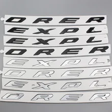 1X 3D EXPLORER фиксированные буквы капот эмблема хром логотип значок наклейка для 2011 2012 2013 Ford Explorer Sport