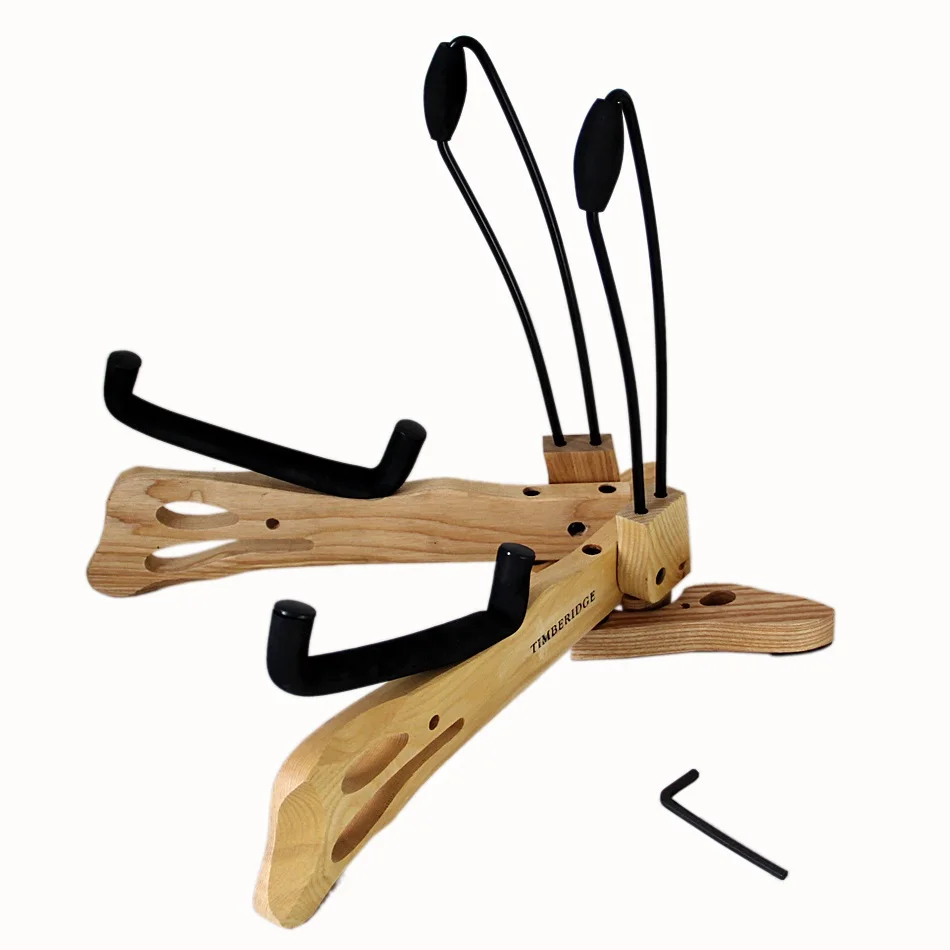 

Electric Guitar BASS Wood Stand Folk Guitar Support Guitar Accessories Can be folded
