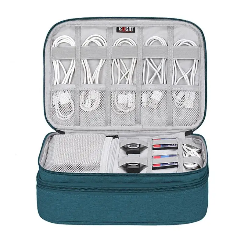 

Multifunction Digital Storage Bag USB Data Cable Organizer Portable Travel Kit Case Pouch for Household Outdoor Storage Bag