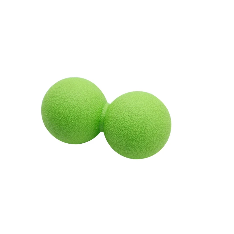 EPP Лакросс фитнес арахисовая терапия спортзал расслабляющие упражнения Йога массажный мяч Расслабляющая мышечная сильная эластичность умеренная мягкость - Цвет: Зеленый