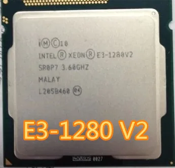 Процессор Intel Xeon E3-1280 v2 E3 1280 v2 e3-1280 V2 8 Мб кэш-памяти, 3,6 ГГц четырехъядерный процессор LGA1155 настольный процессор