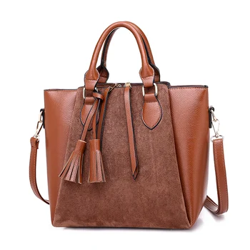 

2018 Women Bag Vintage tassel Shoulder Bags Women Handbags Designer high quality PU Leather Ladies HandBags Sac a main