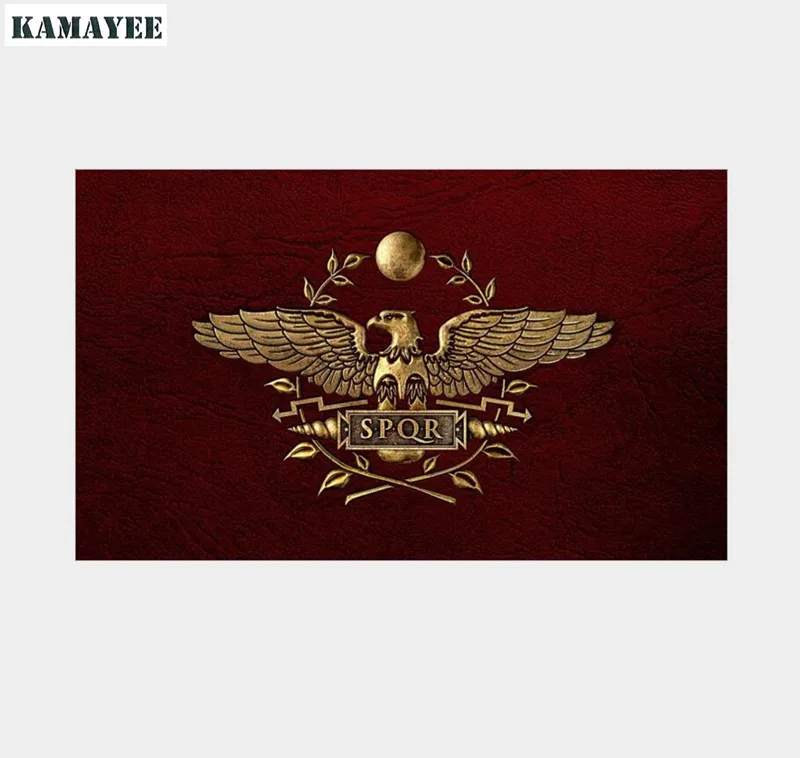 

3x5 FT Roman Empire Flag High Quality Large SPQR Flag Home Decor Polyester Flying Banner 90cmx150cm