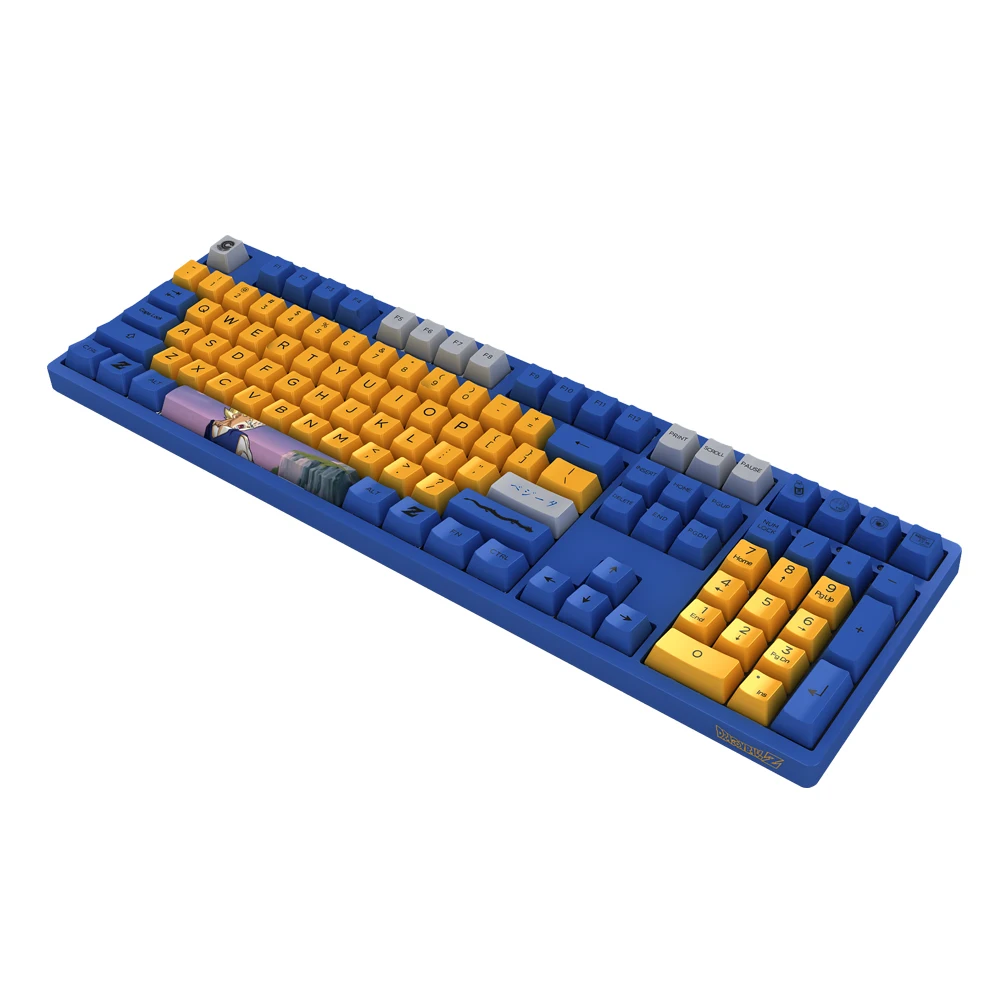 AKKO 3108 V2 DragonBall Z Vegeta 108 Key Dyesub PBT Keycaps Cherry MX Switch Механическая игровая