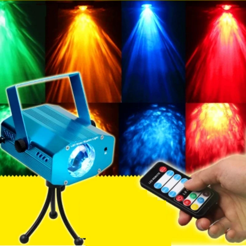 

Remote control RGB LED Stage Light Dynamic Water Ripple Effect Lights RGB stage bar lights