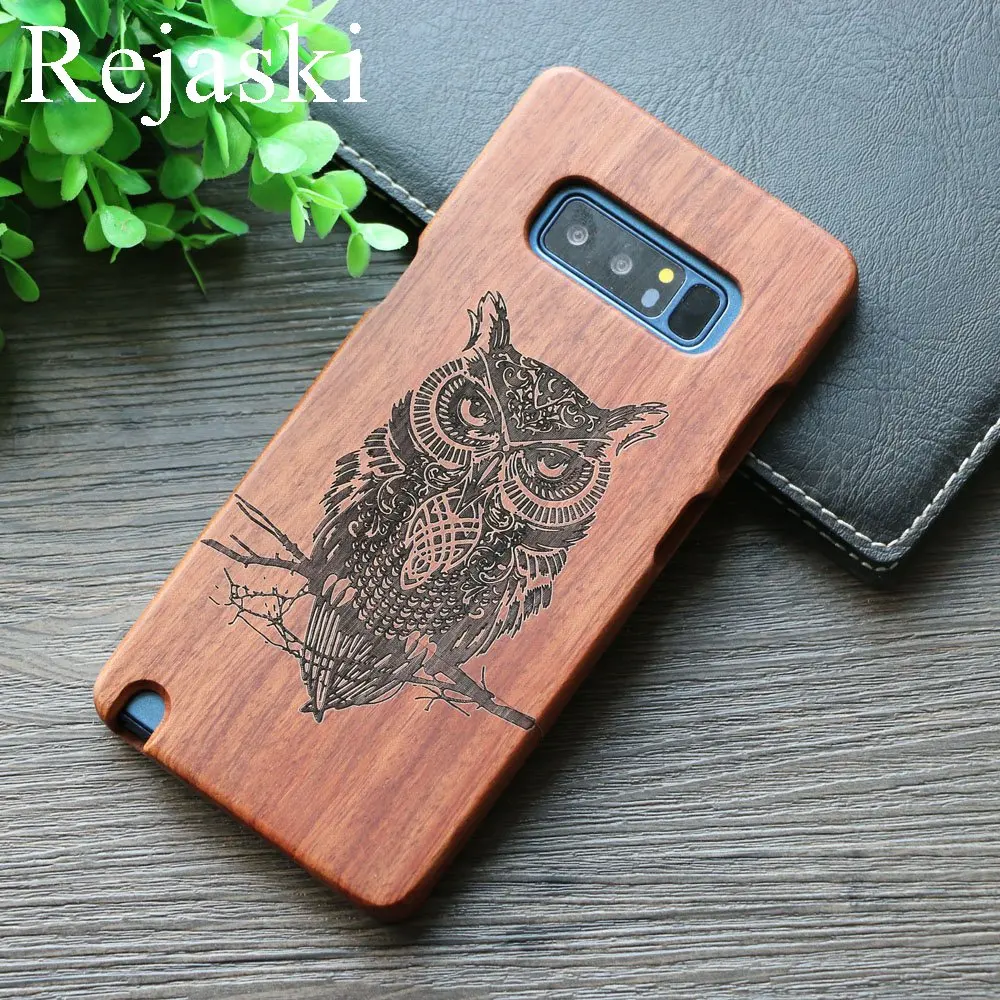 Винтажные деревянные чехлы для телефонов Samsung Galaxy S8 S9 Plus Real Ganesha деревянный чехол