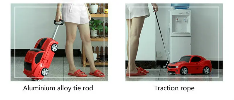 Детский чемодан, автомобильный Дорожный чемодан, детский Дорожный чемодан на колесиках для мальчиков, чемодан с колесами, Детский чемодан