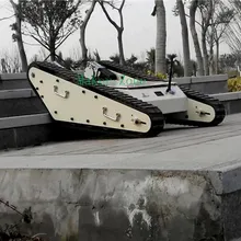 TR5.0 большой танк с резиновыми гусеницами, для более 30 кг нагрузки, лестницы восхождения, внедорожный гусеничный пилотируемый Робот Танк автомобиль, для танковых фанатов DIY