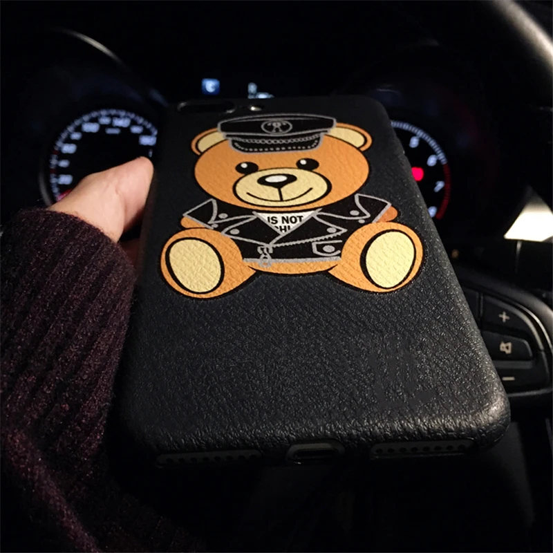 Роскошный брендовый силиконовый чехол для телефона с медведем для ...