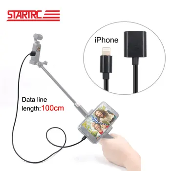 

Startrc DJI OSMO POCKET handheld camera Full Function Connect type-c phone extension cable USB charging cable Black length 1M
