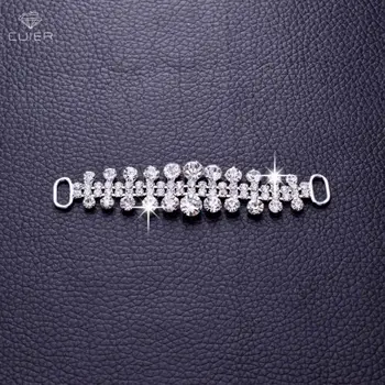 

30pcs Crystal Strass Rhinestones Buckles Sewing Bikini Connector Appliques for Shoes Swimming wear Bridal dress Decorations