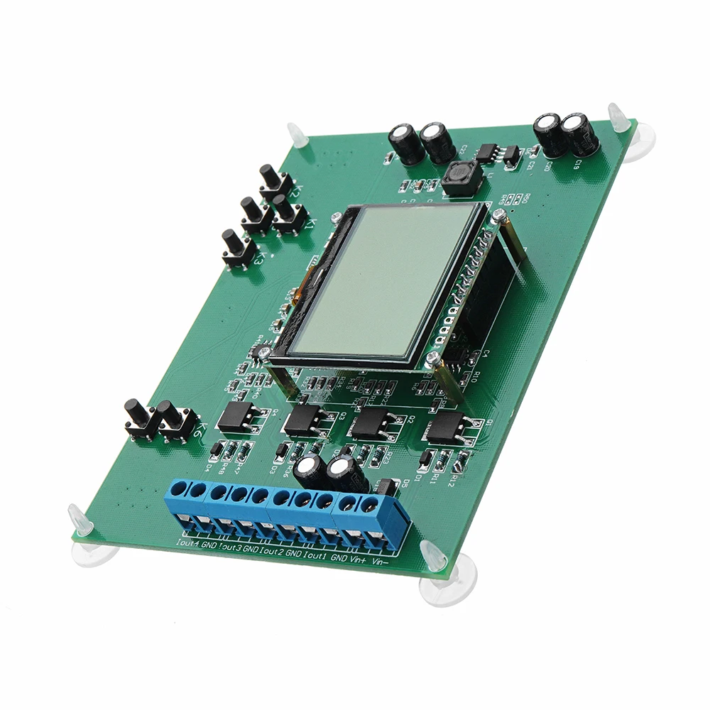 

1PC 4 Channels 4-20mA Current Signal Generator Module Board With 12864 Digital LCD Display Measuring Tool High Quality