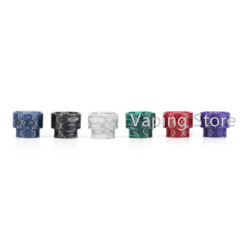 

Epoxy Ultem Resin Cobra Honeycomb 16mm Wide Bore 810 Drip Tip for VandyVape Revolver/Kylin Mini/TridentTank/Jackaroo kit