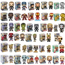 FUNKO POP Marvel Мстители: эндшпиль танос Тор Человек-паук Халк Стэн ли Железный ПВХ фигурка игрушки для детей Рождественский подарок