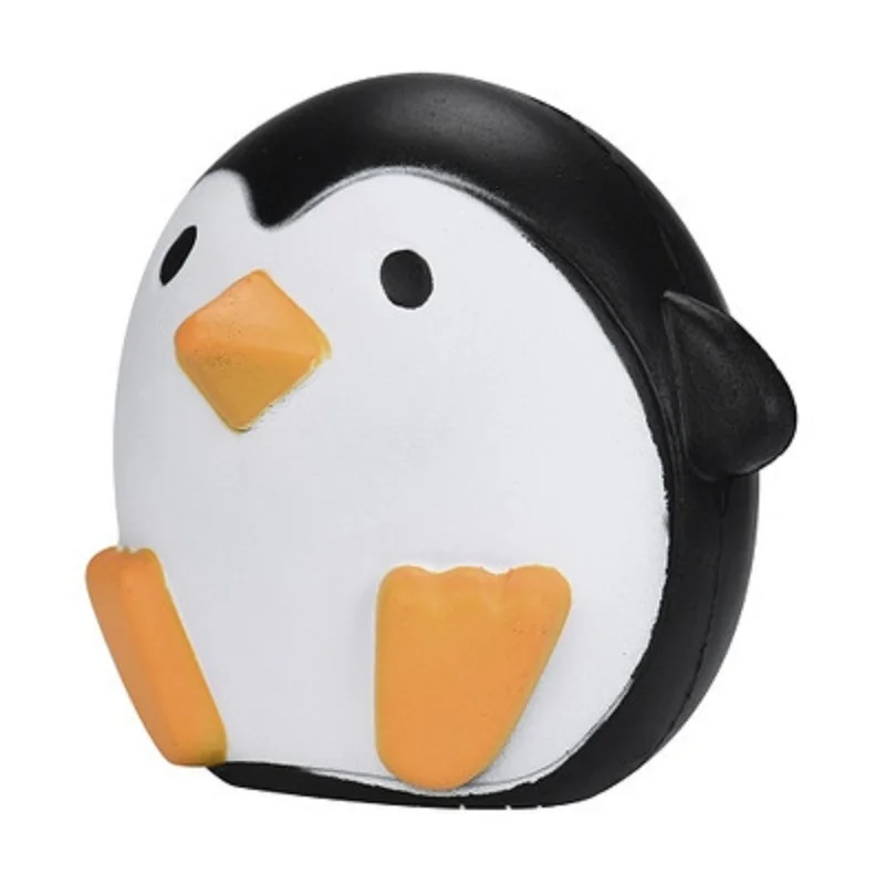 Сжимаемая игрушка из искусственной кожи с медленным отскоком для снятия стресса Пингвин для снятия стресса-игрушки для снятия стресса детские забавные подарки