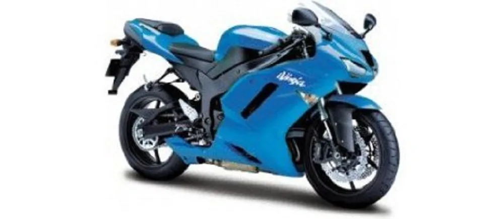 Maisto 1 12 31155 Kawasaki Ninja ZX 6R Blue MOTORCYCLE BIKE Model FREE SHIPPING