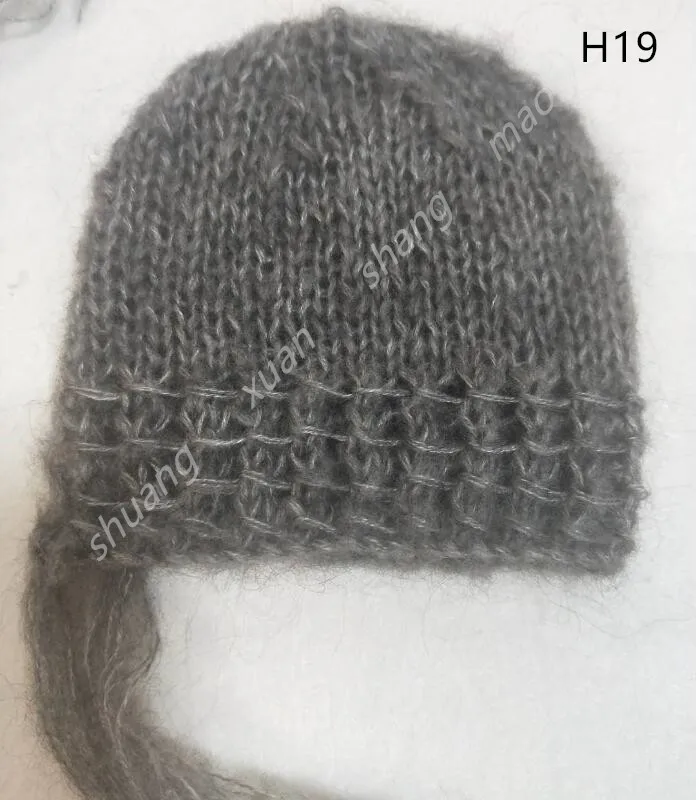 

Handcraft Baby hand Knit Mohair Bonnet ,Baby Photography Props. Photography prop.on Baby Shower Gift