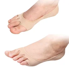 Модные носки с пятью пальцами, невидимые, дышащие, массажные, черные, хаки, для женщин, уход за пальцами, Нескользящие, невидимые носки