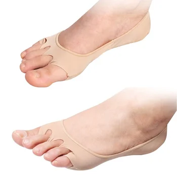 

Fashion Five Toes Socks Invisible Foot Breathable Massage Black Khaki Women Fingers Care Non-slip Invisible Socks