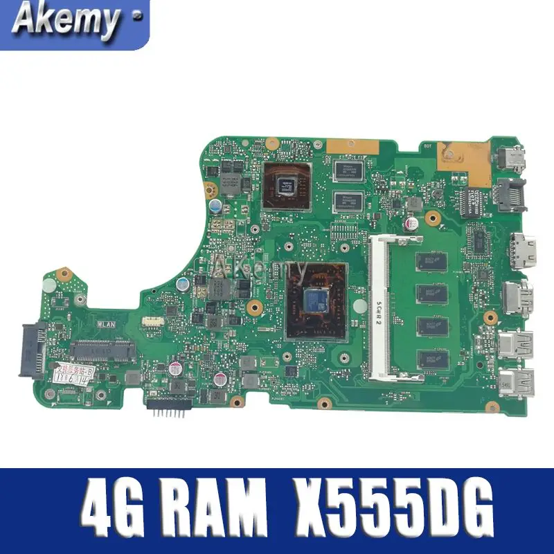Материнская плата для ноутбука Amazoon X555DG For Asus A555DG X555QG X555D X555Y X555 протестированная