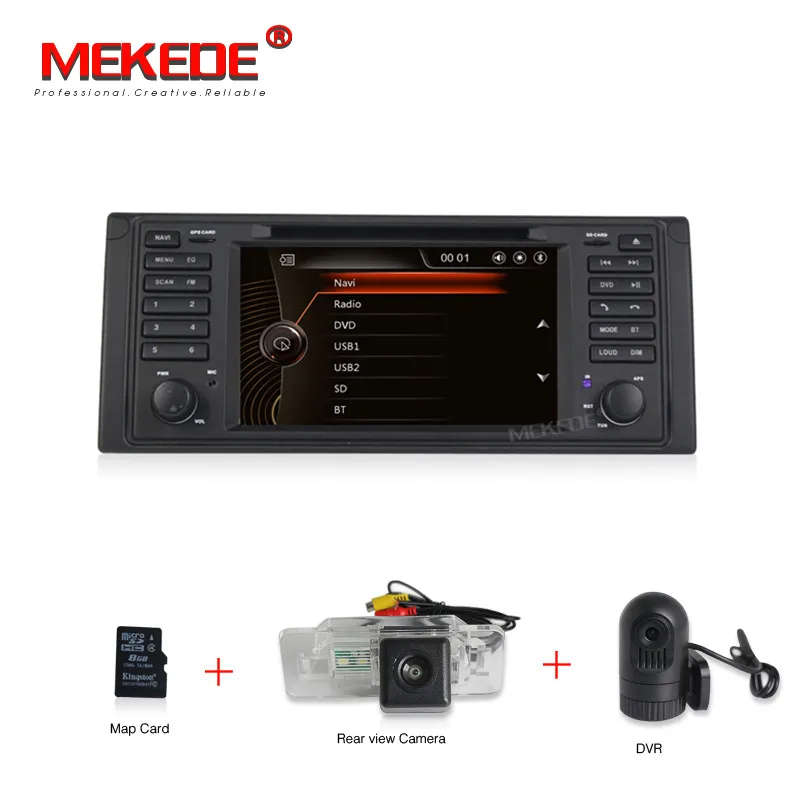 Исходный пользовательский интерфейс 1 Автомобильный dvd-плейер din для bmw e53 E39 X5 с gps Bluetooth Radio RDS USB SD управление рулем карта