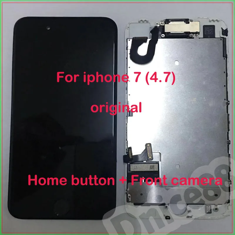 

For iphone 7 LCD has white and black colour,high quality screen and 100% original display,with the front camera and home button