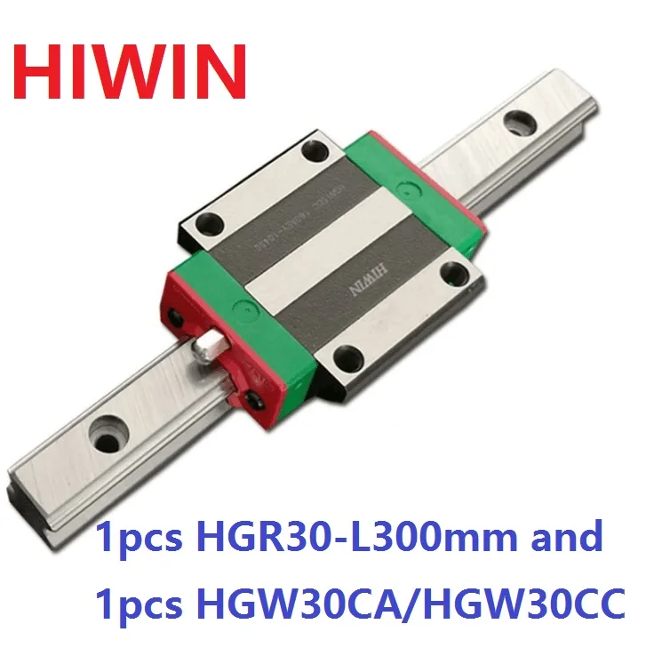 

1pcs 100% original Hiwin linear rail guide HGR30 -L 300mm + 1pcs HGW30CA HGW30CC flange block for cnc