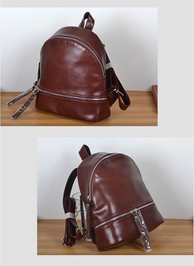 NIGEDU brand Women Backpack vintaeg High quality soft PU leather School Bag for girls Rucksack small Female Travel Backpacks (14)