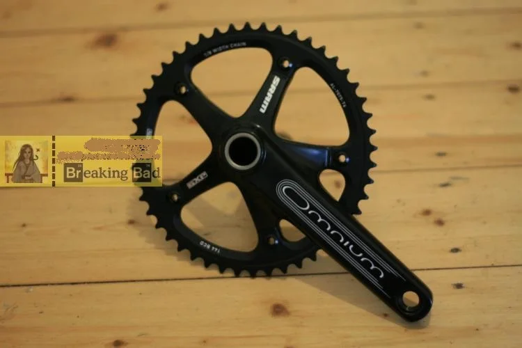 SRAM Omnium Crankset/фиксированная Шестерня chainwheel/с одной передачей велосипедная система 48 T 170 crankset/велосипедная Звездочка для шоссейного велосипеда