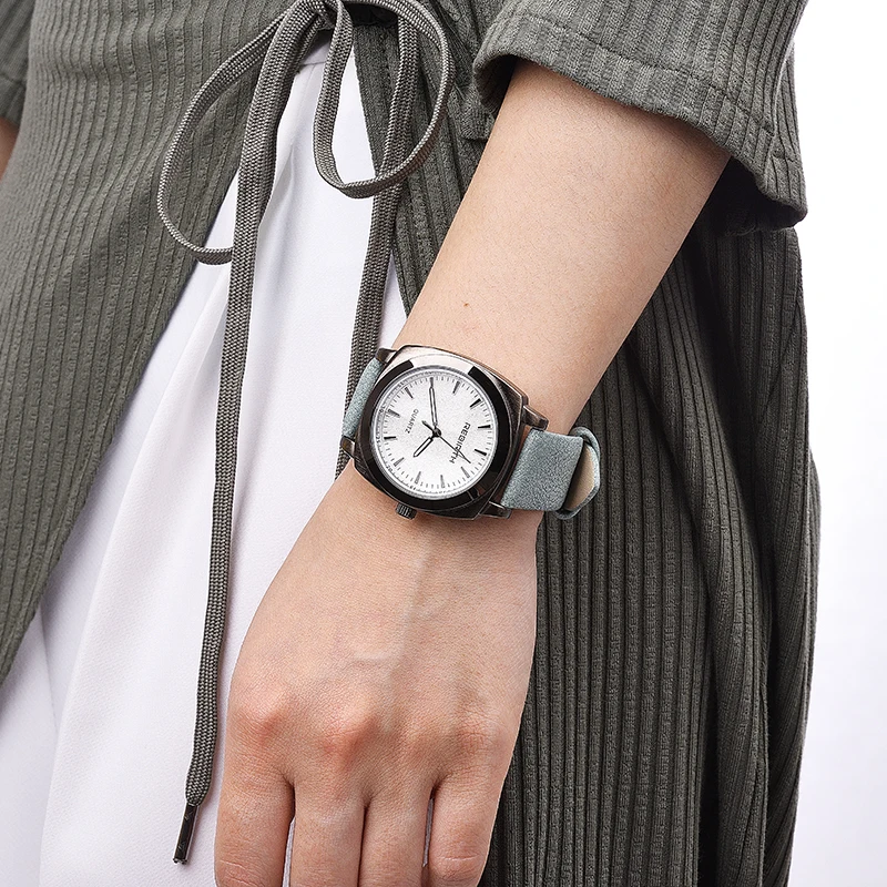 New design square women watches REBIRTH popular brand fashion casual ladies watch quartz clock grey wristwatches reloj mujer