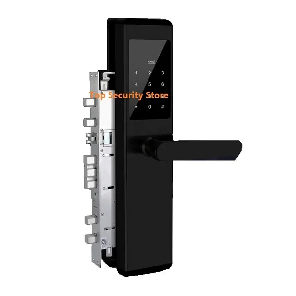 Bluetooth Electronic Keyless Code Door Lock Unlock With Code Smart Phone APP Mechanical Key-2-1