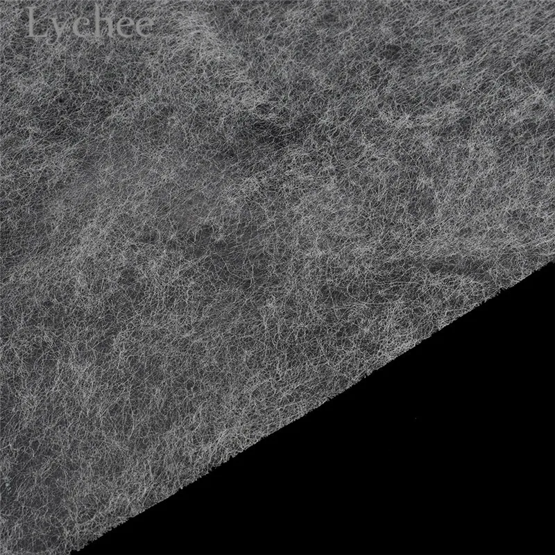 Lychee Life 1 м x белые подкладки высокое качество железная двусторонняя клейкая ткань