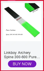 Tiro com Arco Flechas de Carbono Palhetas para o Composto Arco de Caça Linkboy Puro 600 Id6.2mm 5 Polegada Plástico Tradicional 12pcs Spine340 400 500 11 Spine340 Linkboy tiro com arco Flechas de