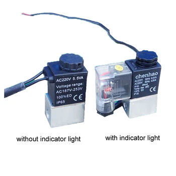 

1Pair 1/8 Inch Oil Free Air Compressor Solenoid Valve 220V 380V Unloader Relief Solenoid Valve Normally Cloesed