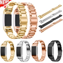 COMLYO часы ремешок для FitBit Charge 2 браслет Роскошные нержавеющие стальные «Умные» часы ремешок для браслета FitBit Charge 2 аксессуары