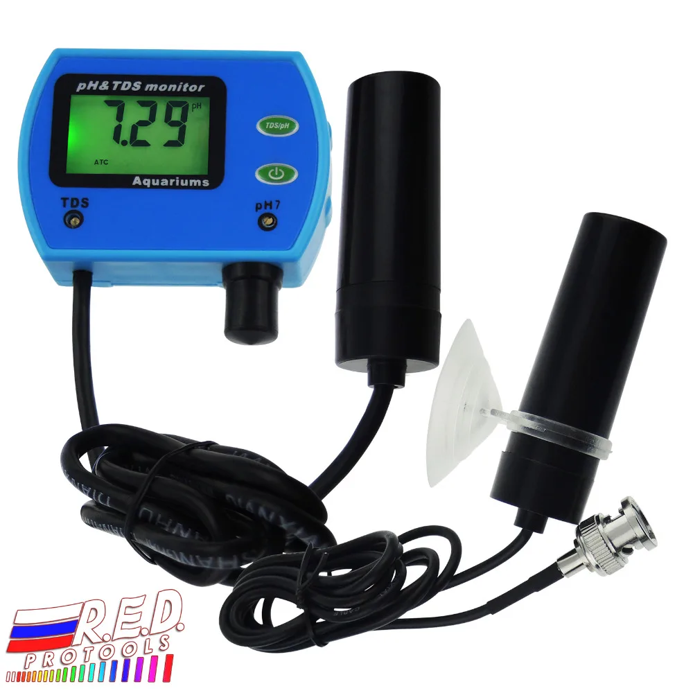 2 in 1 pH TDS water Treatment Tester Monitor Replaceable pH Electrode