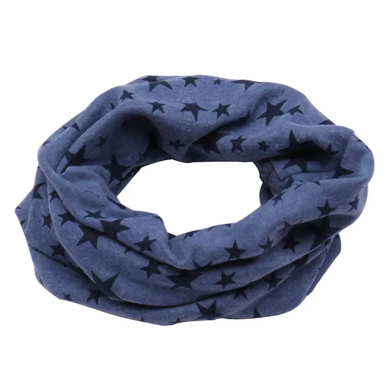 Newly Children Kids Scarf Scarves Warm Loops Neckerchief Stars Fashion Comfortable For Winter DOD886