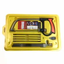 8 in 1 Magic Saw Multi Purpose Hand DIY Steel Saw Metal Wood Glass Saw Kit 6 Blades Woodworking Metalworking Model Hobby Tool magic saw multipurpose magic saw diy handy saw 8 blades