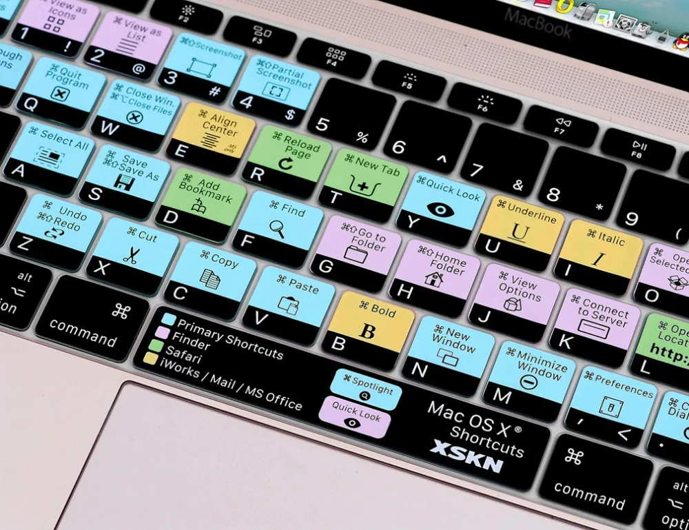 Silicone keyboard cover for mac